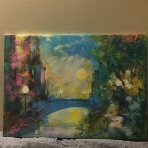 Ikea vintage wall art painting print frame